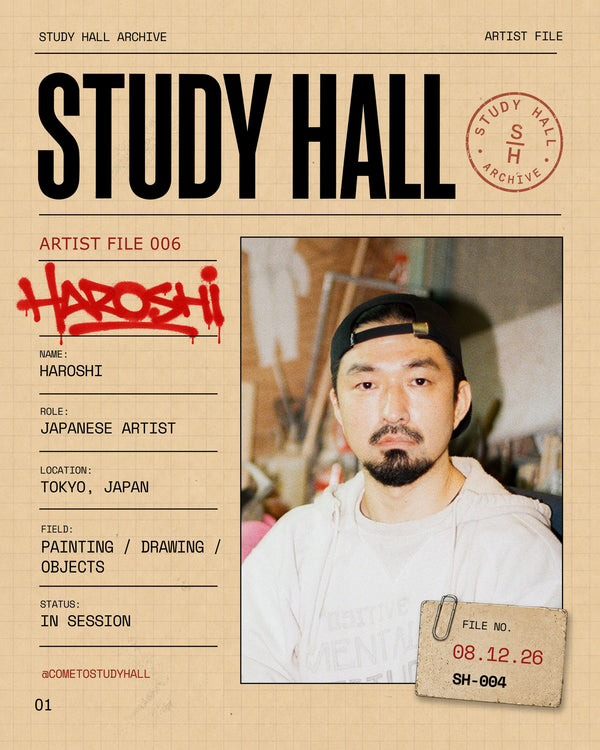 Haroshi student file cover, Tokyo, Study Hall 004